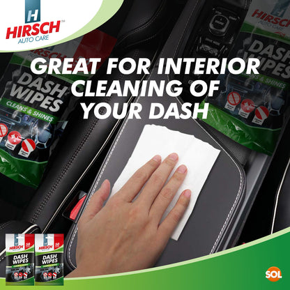 200pk Car Dash Wipes New Scent Gloss Interior Dashboard Streak Free Cleaning