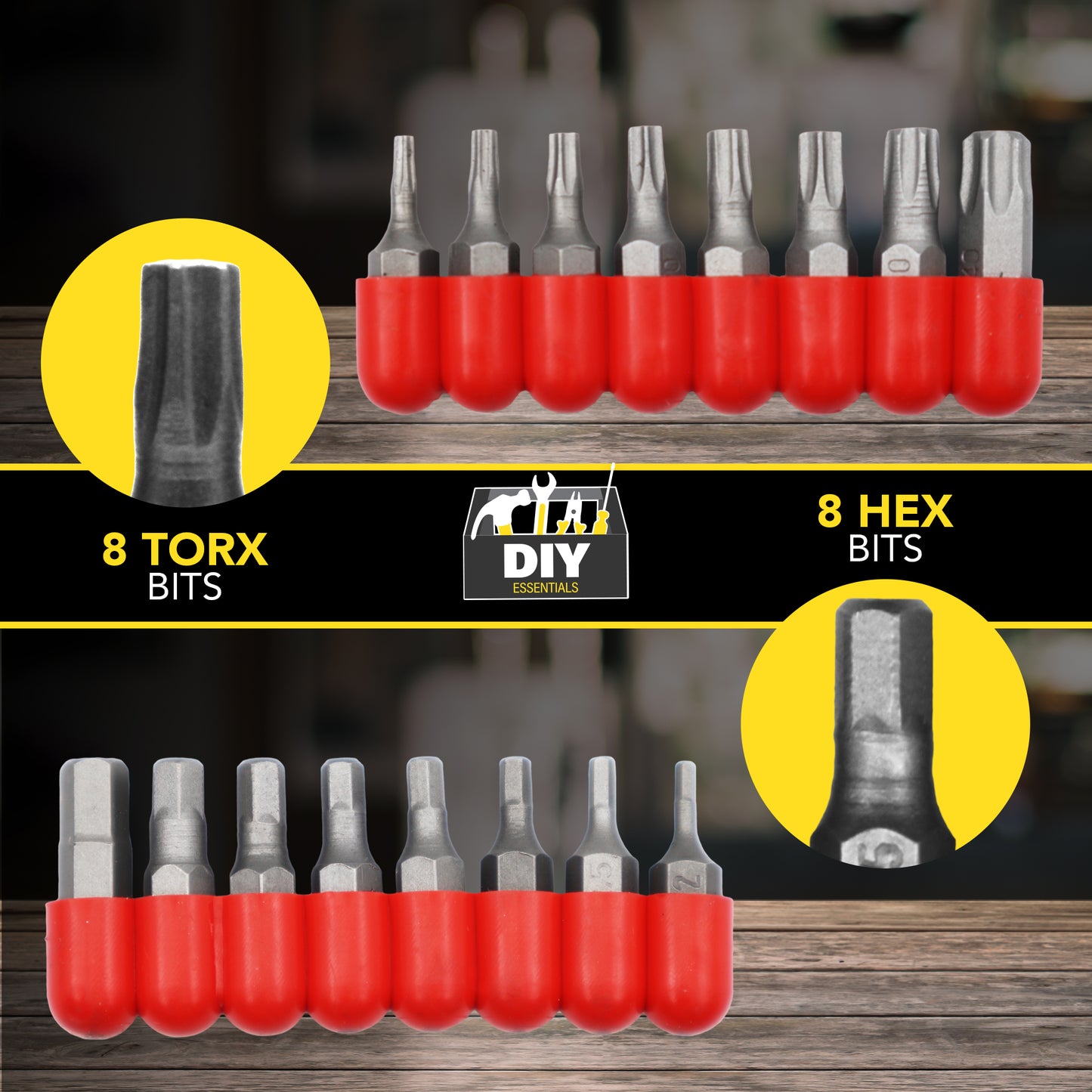 32pk Carbon Steel Drill Bit Set - Asosorted Drill & Screwdriver