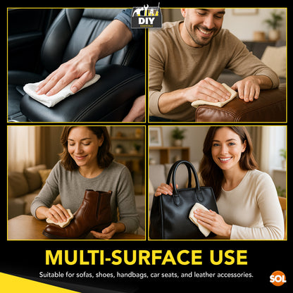 SOL 90ml Leather Protective Polish - Restores Shine and Colour