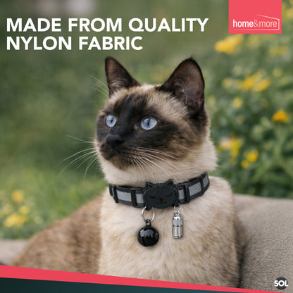 Reflective Cat Collar with Safety Release | ID Tag Bell | Quick Adjustable 6 Pack