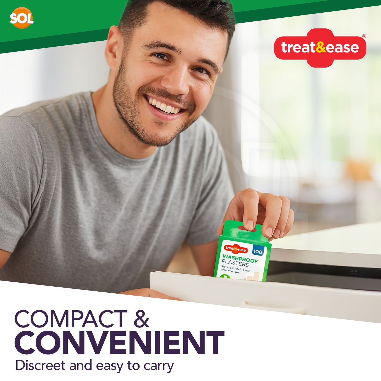 100pk Assorted Waterproof Adhesive Plasters Breathable First Aid Healing Bandage