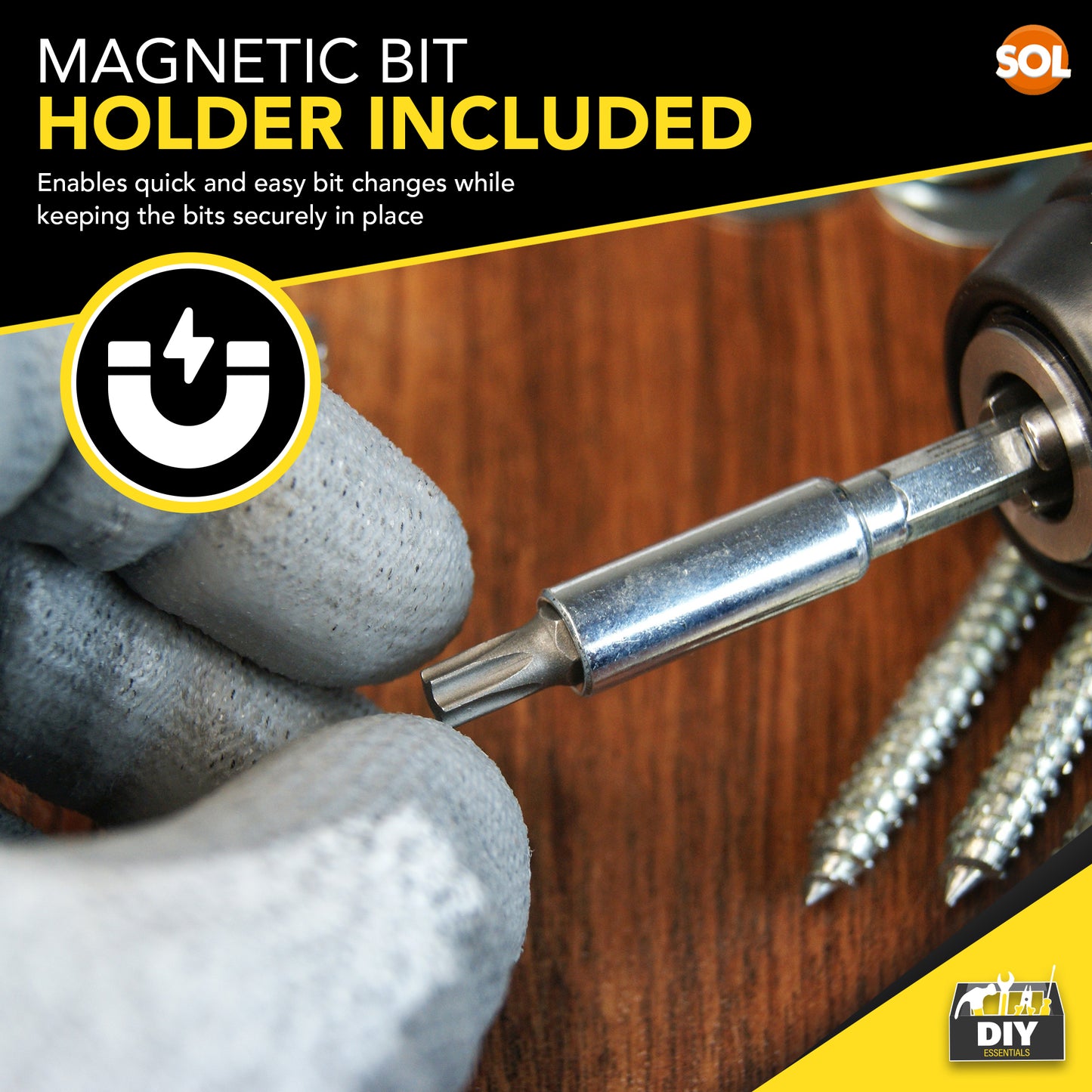 32pk Carbon Steel Drill Bit Set - Asosorted Drill & Screwdriver