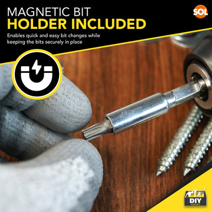 32pk Carbon Steel Drill Bit Set - Asosorted Drill & Screwdriver