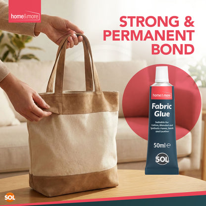 Fabric Glue 50ml | Washable Repair Adhesive for Sewing