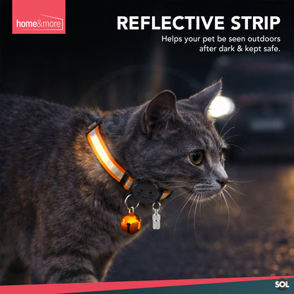 Reflective Cat Collar with Safety Release | ID Tag Bell | Quick Adjustable 6 Pack