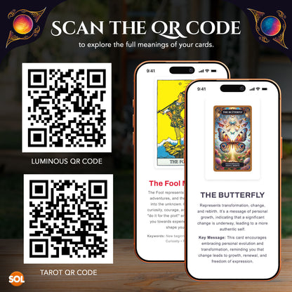 Tarot & Oracle Card Deck Set Box + Guide Book | 78 + 60 Cards