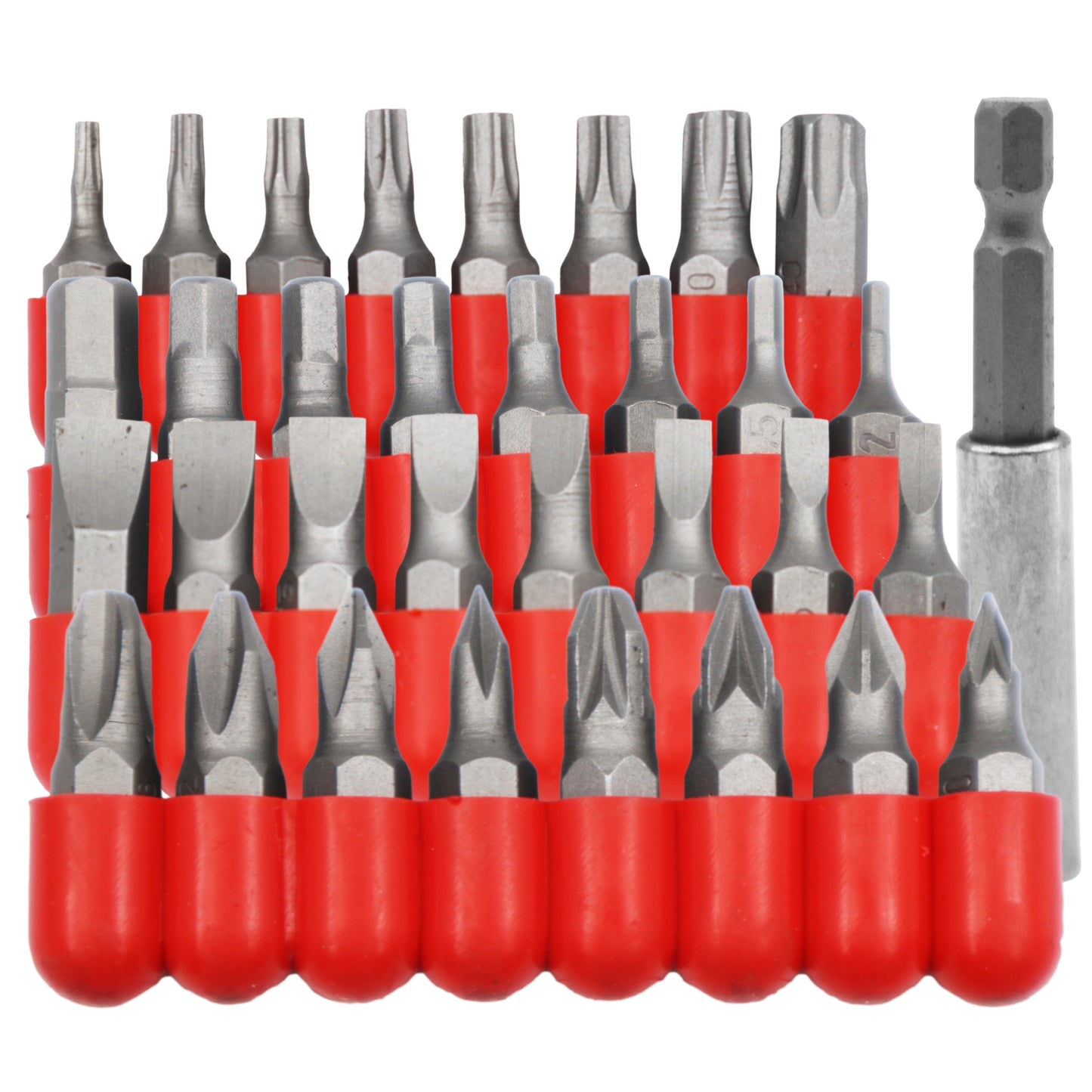 32pk Carbon Steel Drill Bit Set - Asosorted Drill & Screwdriver