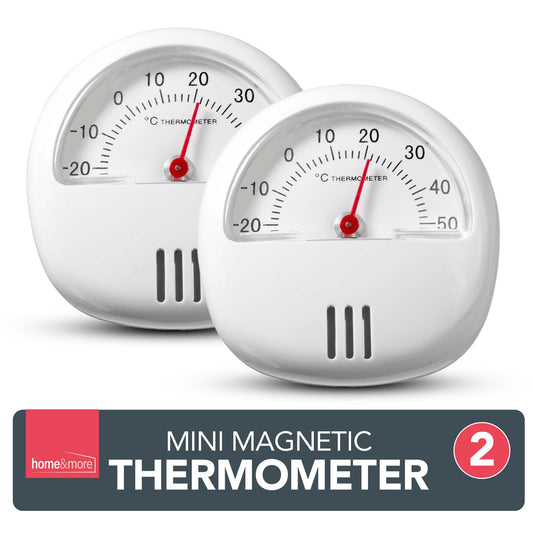 Magnetic Thermometer with Stand Fridge Freezer Room Mini Temperature Gauge Dial