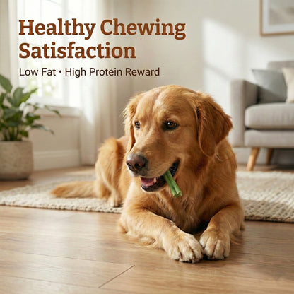 25-75pk Dog Chewy Sticks Rawhide Chew Treats Low Fat High Protein Reward Sticks