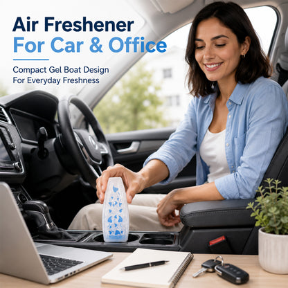 12 Solid Gel Air Freshener 150g | Cotton Breeze & Berry Burst Scent| Bathroom Home Room Freshner Scent Fragrance