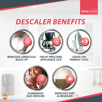 8pk All Purpose Descaler Tablets Limescale Cleaning Coffee Machine Kettle Iron
