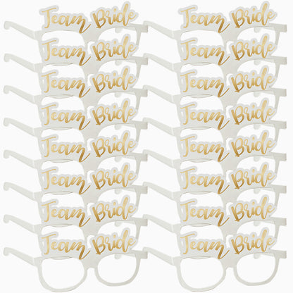 8-32 Hen Party Glasses | Team Bride To Be Hens Do Night Bridal Prop Accessories