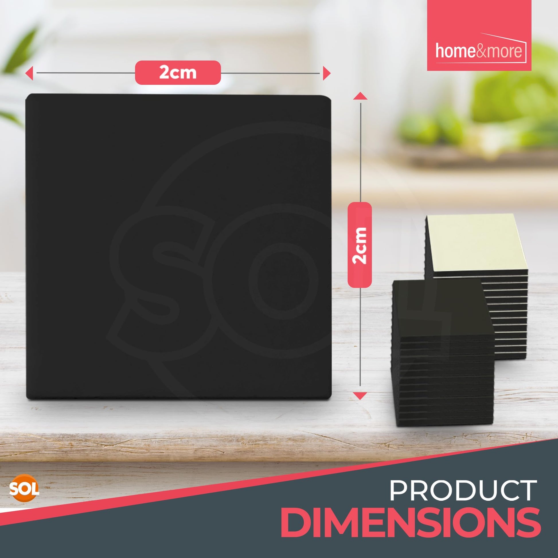 80-320 Exterior Sticky Pads | Strong Double Sided Self Adhesive Outdoor Mounting