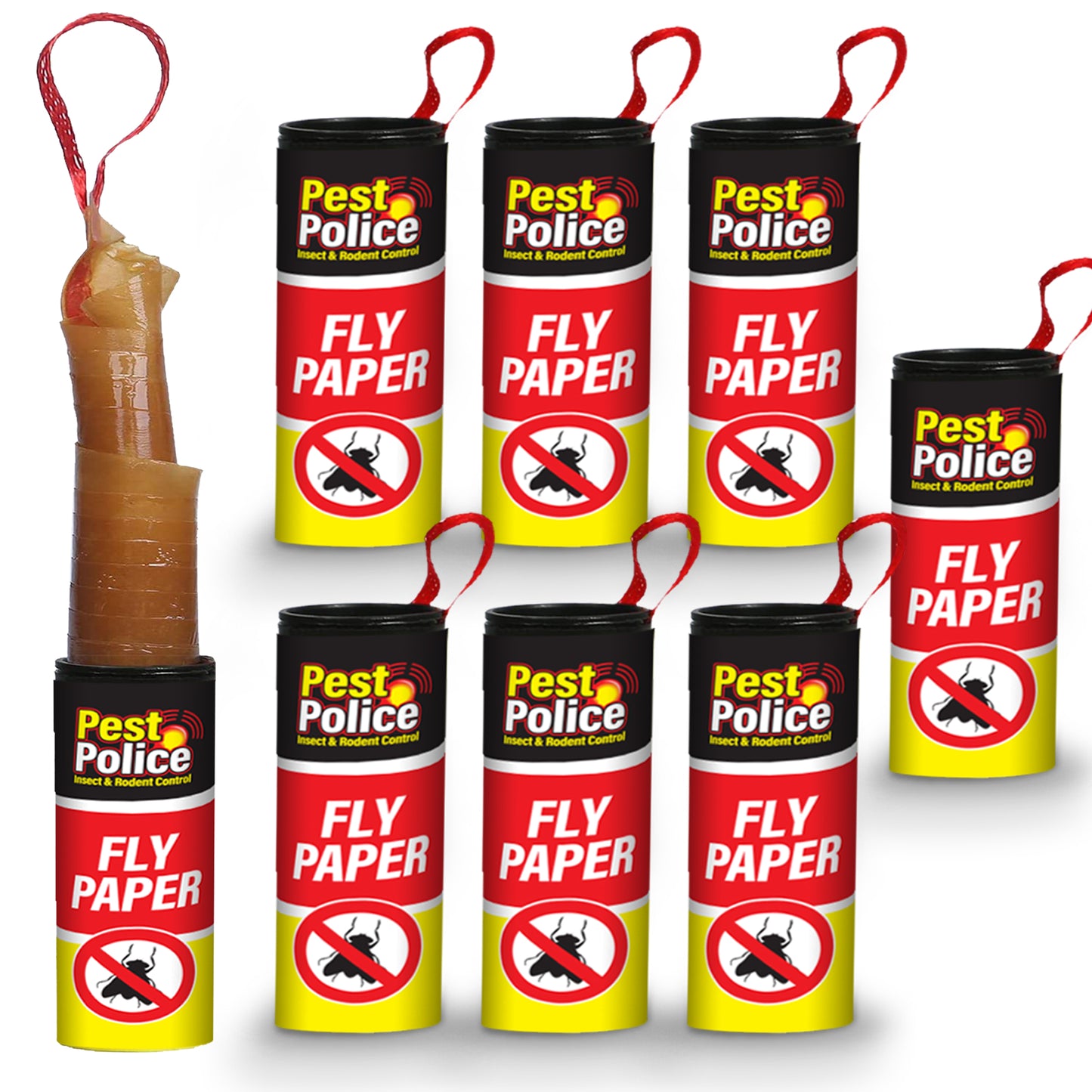 Fly Catcher Insect Trap Killer Bug Flies Wasp Sticky Paper Strong Glue Roll Tape