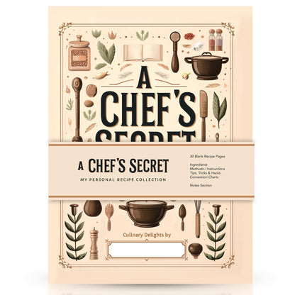 Bank Recipe Book Journal A4 Own Cookbook For Write Your Own Cooking Notebook