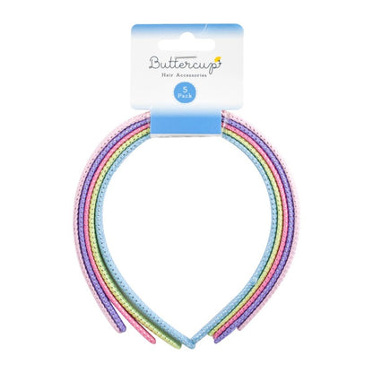 5pk - 10pk Fabric Alice Bands Durable Hair Headbands Hairband For Girls Women Ladies