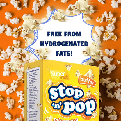 15 x 85g Microwave Popcorn | Butter, Salted, Sweet Flavour Movie Cinema Theatre
