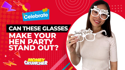 8-32 Hen Party Glasses | Team Bride To Be Hens Do Night Bridal Prop Accessories