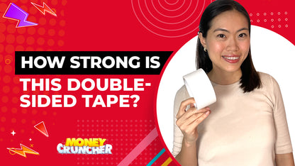30M Double Sided Adhesive Tape | 3x 10M x48mm Clear Sticky Tape Strong DIY Craft