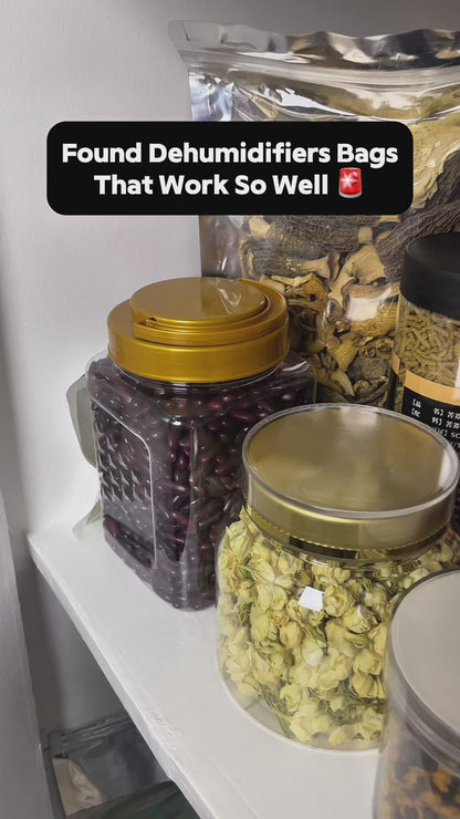 SOL 12pk Dehumidifier Bags - Interior Dehumidifiers Disposable For Home, Wardrobe & Car - Moisture Absorbers With Damp Control & Odor Removal - Compact & Portable - Fits In Small Area