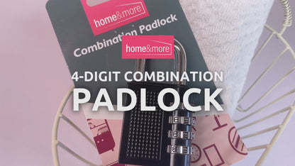 2x 4 Digit Combination Padlock Heavy Duty Outdoor Lock Gym Travel Luggage Locker