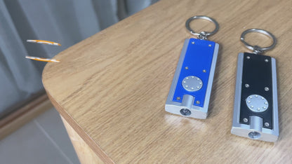 10 LED Keychain Light Ultra Bright Flashlight Keyring Camping Mini Pocket Torch