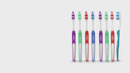 32 Adult Toothbrushes Soft Medium Bristles Manual Pack Dental Care Oral Hygiene