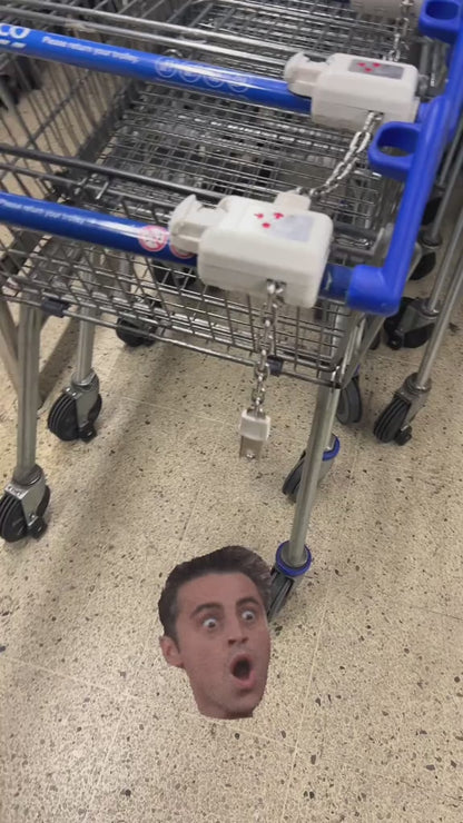 Trolley Coin Keyring Durable New Pound Coin | 6 Pack