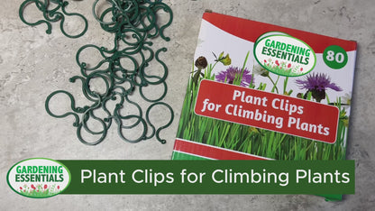 80-160 Garden Plant Rings Ties Twisty Flexible Plastic Greenhouse Support Clips