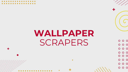 3-6 Wallpaper Paint Scraper Set Decorating Putty Filling Knife Metal Tool Blade