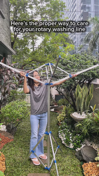 Rotary Washing Line Cover | Heavy Duty Waterproof Garden Parasol | Clothes Airer