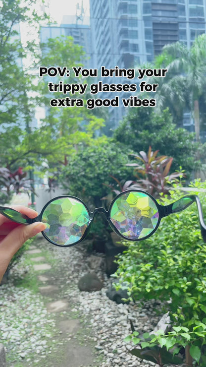 Kaleidoscope Glasses Festival Rave Rainbow Lens | 2 Pack