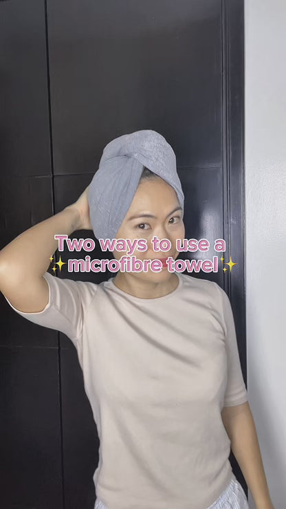 Hair Turban Towel | Microfibre Head Wrap Quick Dry