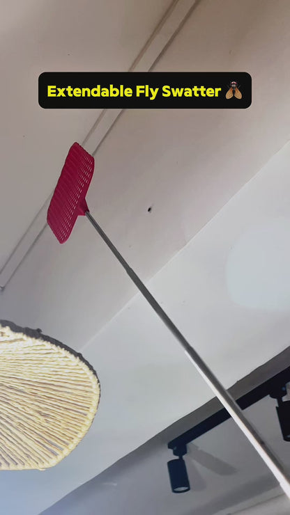Telescopic Fly Swatter 26–73cm | Insect Bug Swat Tool | 4 Pack