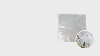 4-16 Large Dust Sheets 3.6M Decorating Painters Clear Plastic Polythene Covers