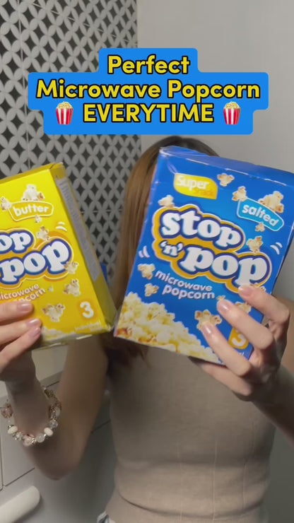 15 x 85g Microwave Popcorn | Butter, Salted, Sweet Flavour Movie Cinema Theatre