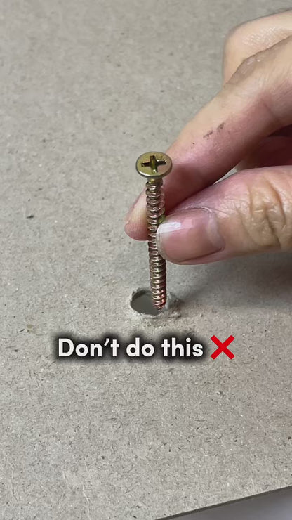 Cavity Wall Plugs and Screws Set – 21 Pack