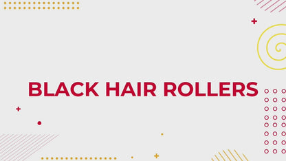 4-12 Hair Rollers Self Grip Large Set Heatless Bouncy Wave Curlers Cling Styling