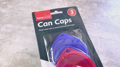 6 Plastic Can Lids Tin Covers Pet Dog Cat Food Reusable Caps Tops Fresh Storage