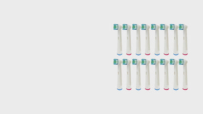 2-16pk Replacement Electric Toothbrush Heads Compatible with Oral B Braun Brush