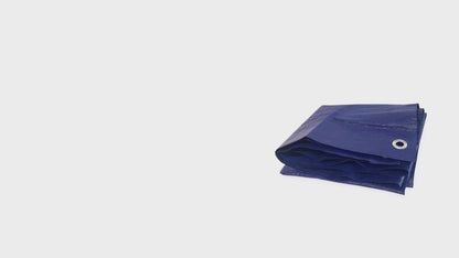 1M Tarpaulin Ground Cover Sheet Heavy Duty Waterproof Blue Tarp Camping Eyelets