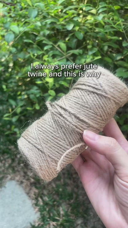 Jute Twine String 2mm | Natural Brown Strong Rope Cord 250M
