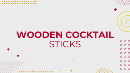 1200 Bamboo Wooden Toothpicks Cocktail Sticks Dental Floss Oral Care Tooth Picks