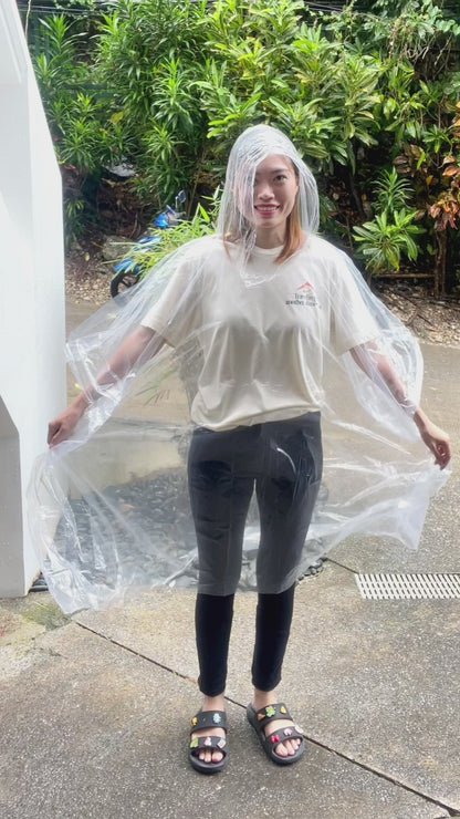 2-8 Waterproof Rain Poncho | Adult Disposable Emergency Camping Hiking Festival