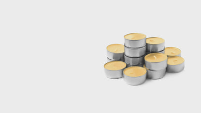 75pk Scented Tea Lights Candles | Various Fragrances 4 Hour Burn Time Tealights