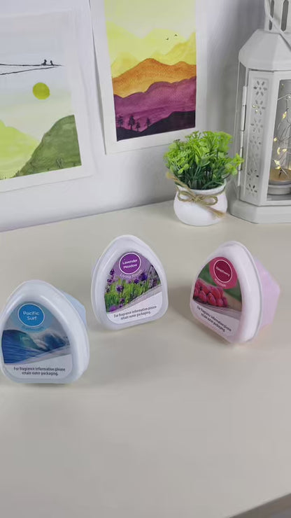 Mini Solid Gel Air Freshener 60g | Bathroom & Home Scent | 18 Pack