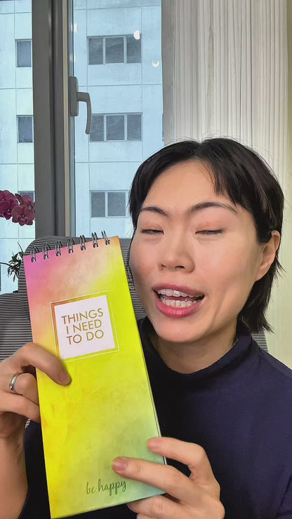 Things To Do List Pad Hardback | Weekly Planner Notebook | 80 Sheets