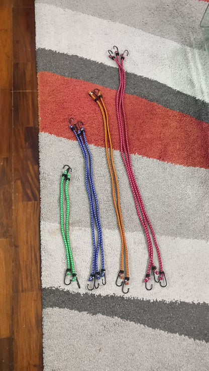 Heavy Duty Bungee Cords 40cmÐ1M | Luggage Straps Hooks | 10 Pack