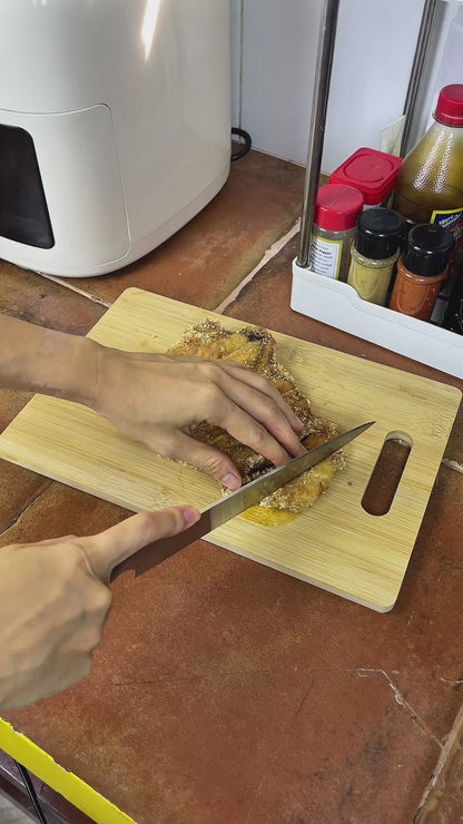 Bamboo Chopping Board with Handle 30x20cm