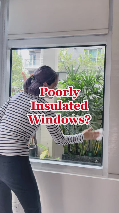 SOL 1.5m X 4m Window Insulation Film Kit – Thermal Control For Summer & Winter – Heat Blocking, UV Protection, Glare Reduction, Sun Shield, Draft Excluder & Double Glazing Insulation Film